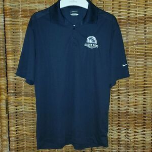 Nike Golden Road Brewing Golf Polo Dri Fit Shirt M